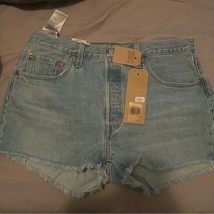 Levi’s 501 High Rise Denim Shorts (NWT)
